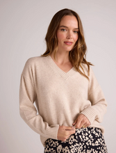 Load image into Gallery viewer, V-Neck Sweater in Ivory Oat
