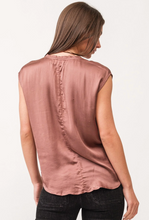 Load image into Gallery viewer, YANIS V-NECK SLEEVELESS TOP MARRON
