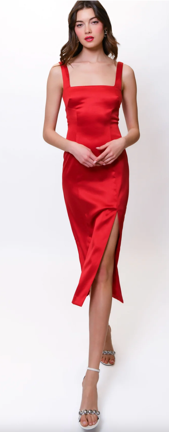 Angi Dress in Red