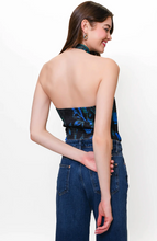 Load image into Gallery viewer, Harleen Top in Blue Floral
