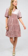 Load image into Gallery viewer, Velvet Tiered Dress
