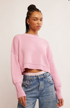 Load image into Gallery viewer, Easy Street Crop Pullover in Pink
