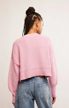 Load image into Gallery viewer, Easy Street Crop Pullover in Pink
