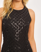 Load image into Gallery viewer, Jovana Openwork Sequin Dress
