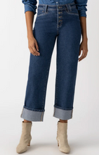 Load image into Gallery viewer, Luna Cuffed Standard Rise Jeans Solstice

