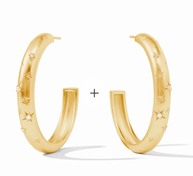 Luna Stone Hoop - Large