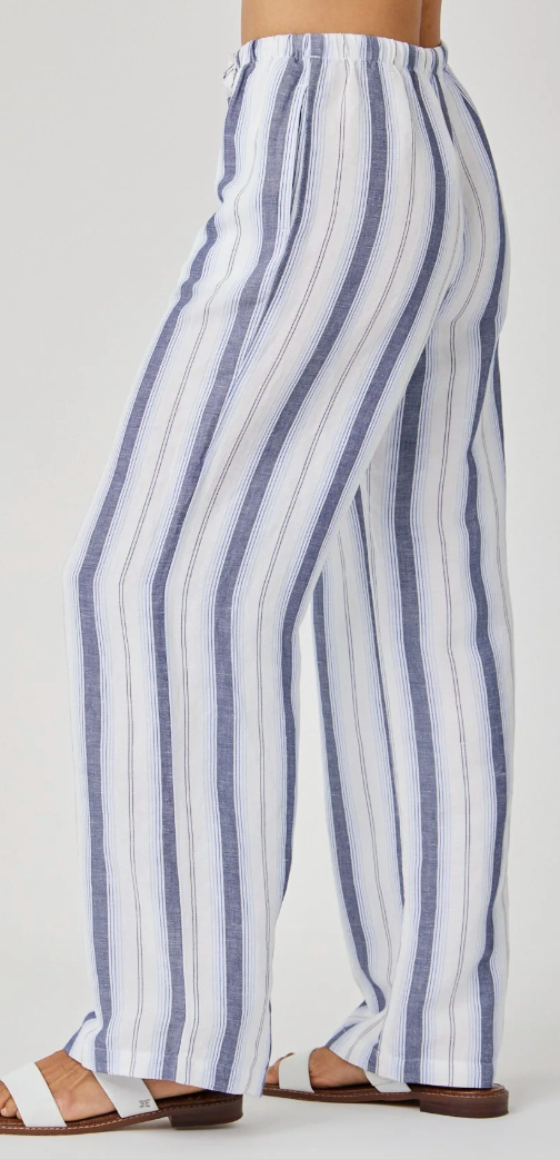 Easy Wide Leg - Coastal Ombre Stripe