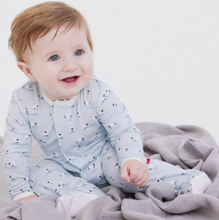 Load image into Gallery viewer, Baa Baa BabyBlue Magnetic Footie
