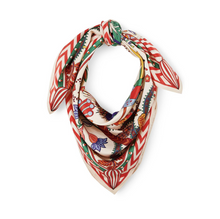 Load image into Gallery viewer, Magic India Beige Square Scarf

