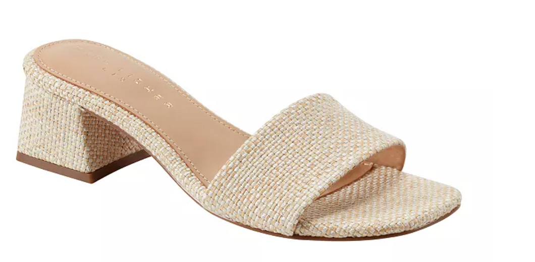 Olysa Slide Sandal in Natural