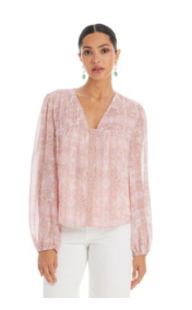 Marigold Top in Blush Kaleidescope
