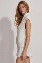Load image into Gallery viewer, Loretta Half Zip Sleeveless Sweat
