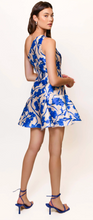 Load image into Gallery viewer, Silas Dress in Cobalt Orchids

