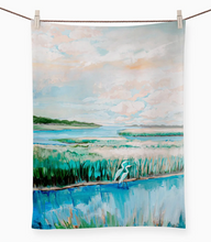 Load image into Gallery viewer, Serene Marsh Tea Towel
