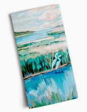 Load image into Gallery viewer, Serene Marsh Tea Towel

