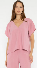 Load image into Gallery viewer, Amaranth Crepe Everyday V Neck
