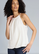 Load image into Gallery viewer, Cupro / Linen Halter Top

