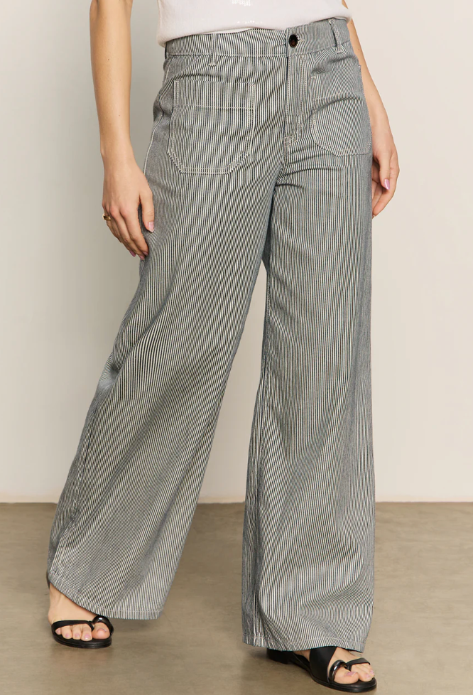 Maine Full Length pant in Yacht Stripe