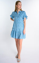Load image into Gallery viewer, Flounced Hem Shirt Dress
