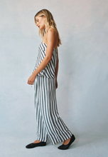 Load image into Gallery viewer, Wide Leg Crop in Saint Tropez Stripe
