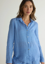 Load image into Gallery viewer, Clean Front Button Down in Riviera Blue
