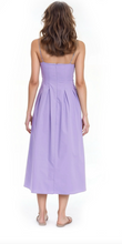 Load image into Gallery viewer, Hallie Pleated Cotton Day Dress
