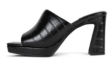 Load image into Gallery viewer, Dress Code Heel in Black Croc
