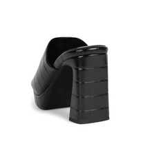 Load image into Gallery viewer, Dress Code Heel in Black Croc
