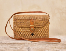 Load image into Gallery viewer, Ata Vine Rectangle Box Crossbody Bag
