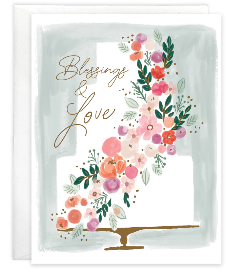 Wedding Card - Tiered Love Cake