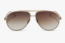 Load image into Gallery viewer, Denver Gold Brown Gradient Sunglasses

