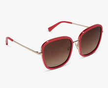 Load image into Gallery viewer, Genevive Sunglasses in Red
