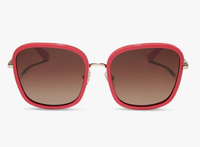 Genevive Sunglasses in Red