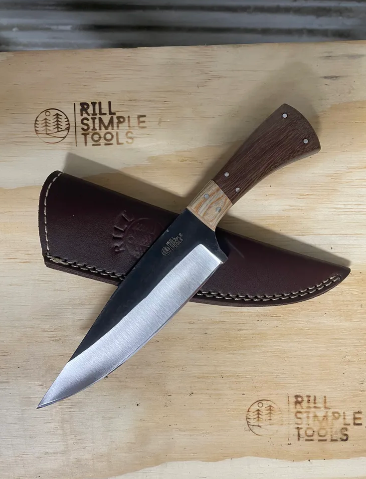 Aloha Fixed Bushcraft Knife and Sheath