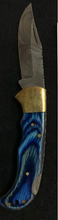Load image into Gallery viewer, Azul Stainless Damascus Folder with Sheath
