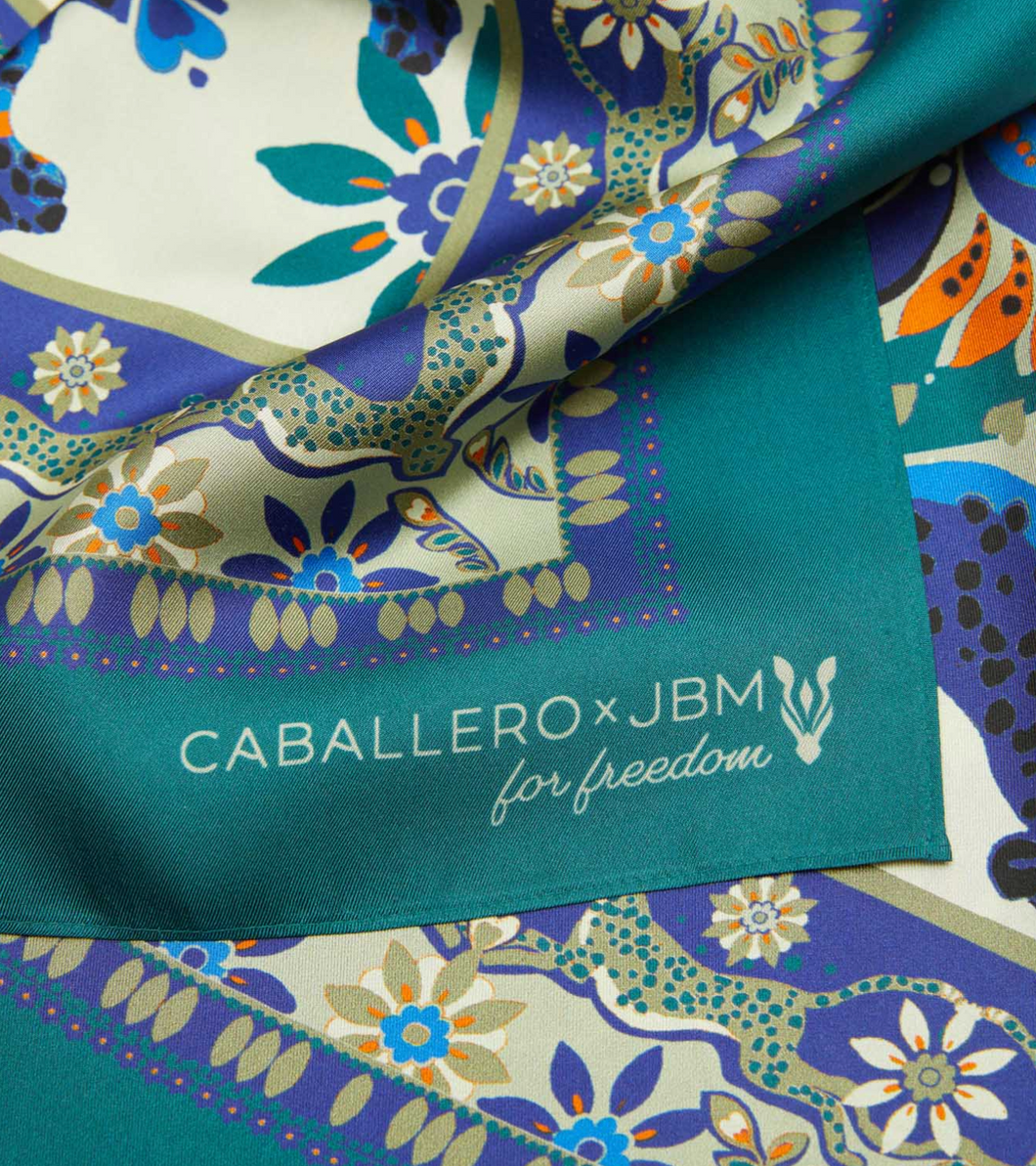 Renée Scarf in Wildcat Tapestry