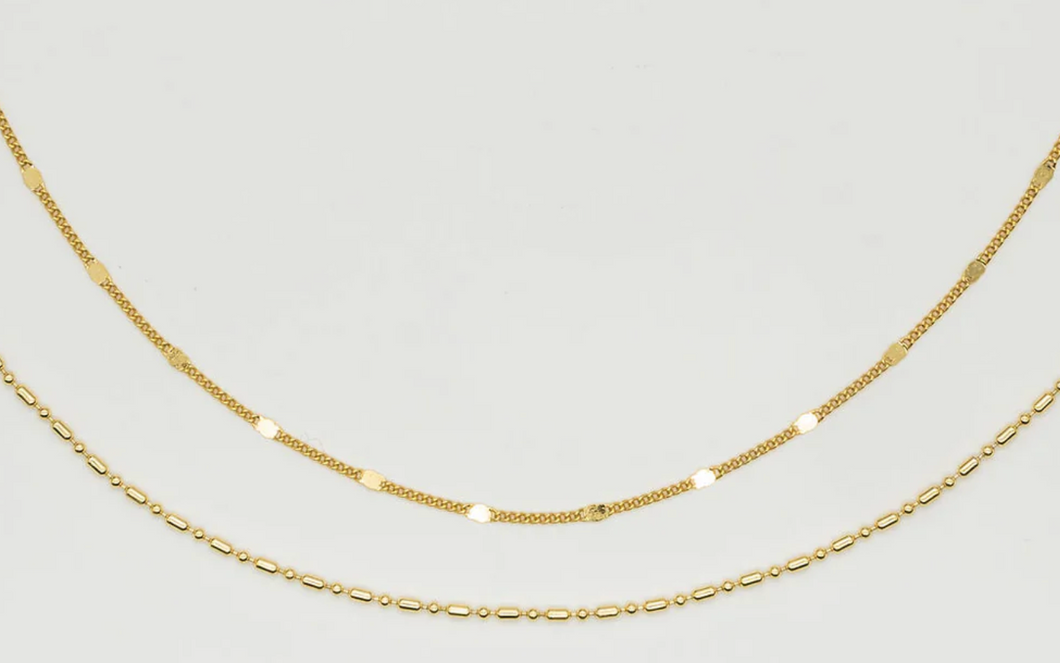Dainty Layered Sparkle Choker