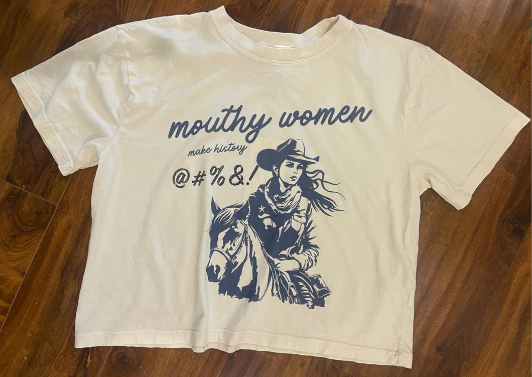 Mouthy Women Wide Boy Tee