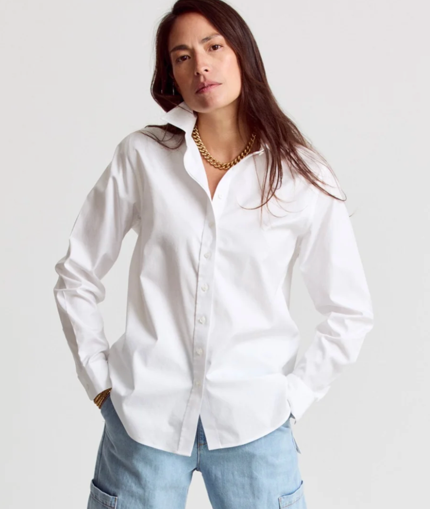 The Boyfriend Shirt in White