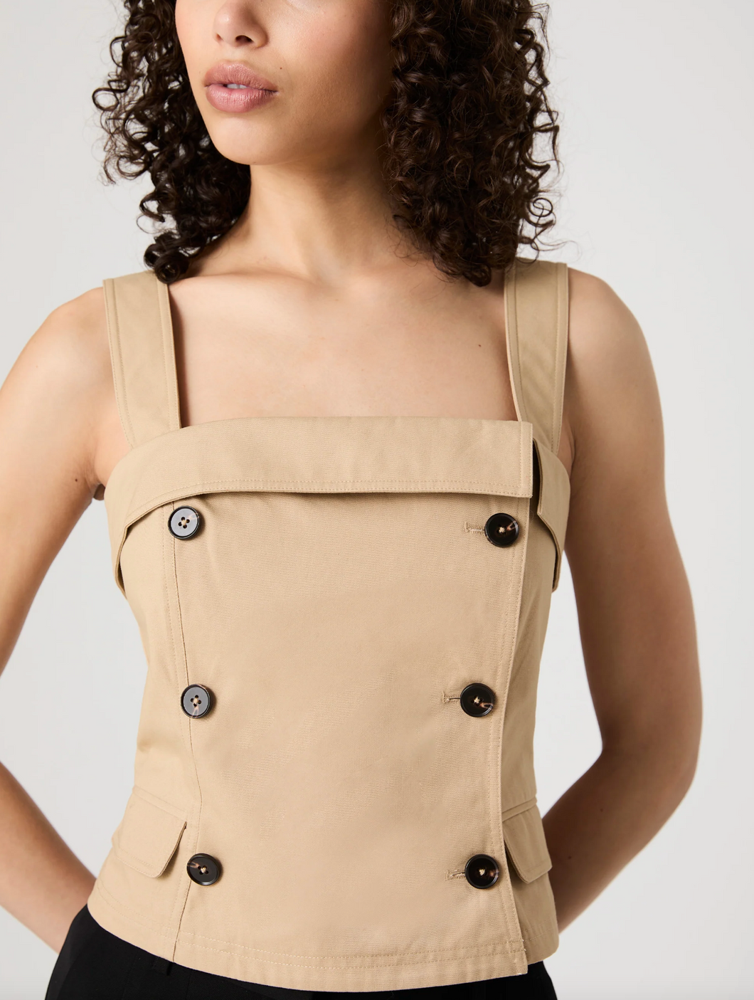 Lightweight Trench Top