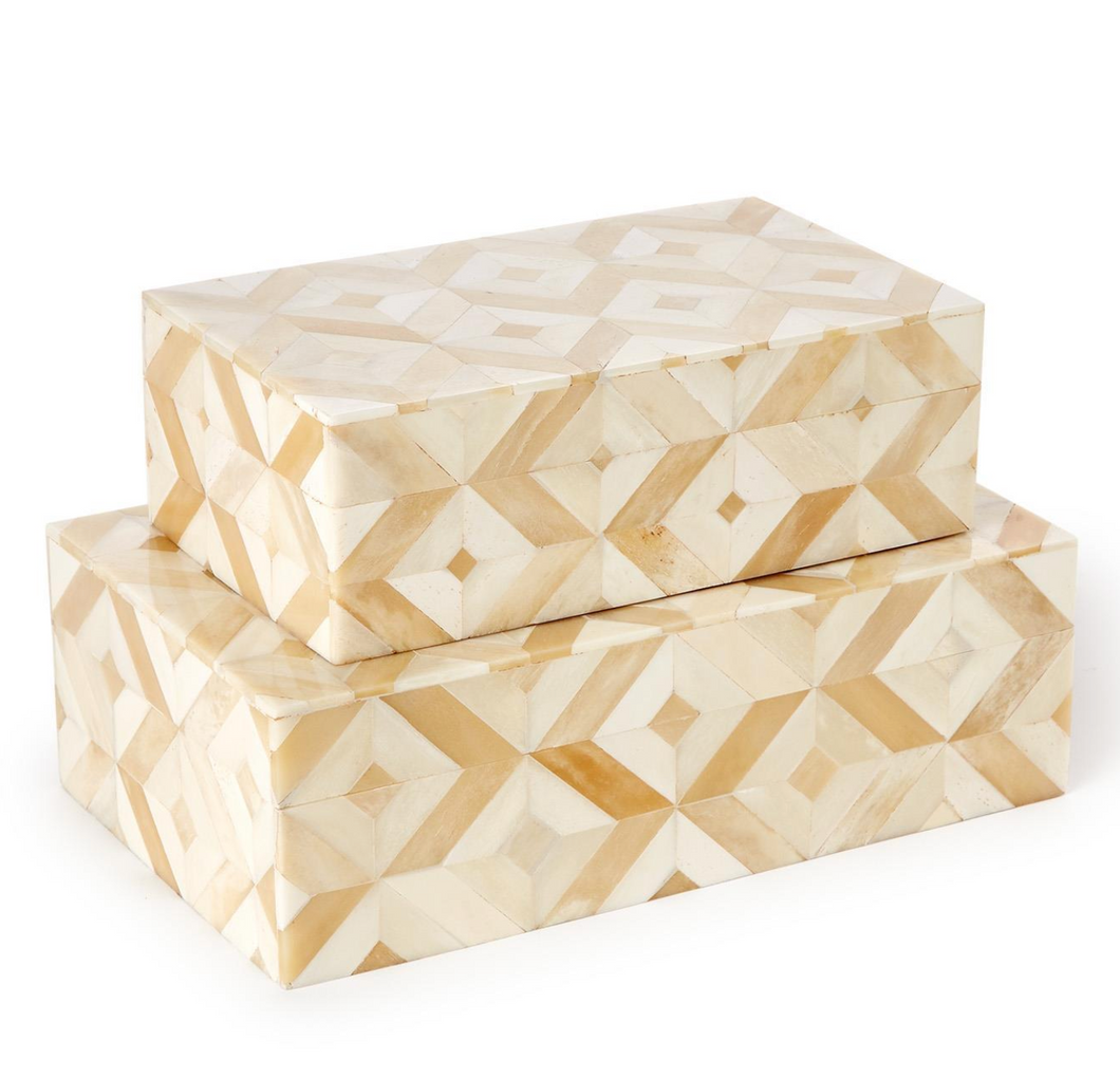 St Mark Set of 2 Covered Box