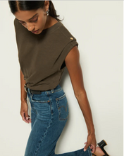 Load image into Gallery viewer, Marina Muscle Tee in Espresso
