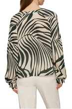 Load image into Gallery viewer, Without a Doubt Blouse in Green Oasis
