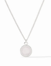 Load image into Gallery viewer, Fleur-de-Lis Solitaire Necklace in Silver
