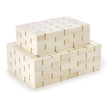 Load image into Gallery viewer, Monaco Set of 2 Covered Boxes
