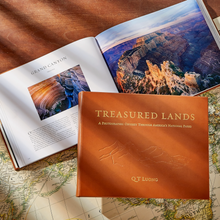 Load image into Gallery viewer, Treasured Lands Leather Bound Book
