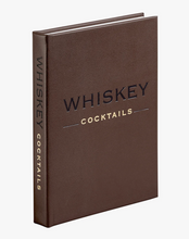 Load image into Gallery viewer, Whiskey Cocktails Leather Bound Book
