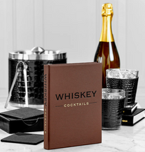 Load image into Gallery viewer, Whiskey Cocktails Leather Bound Book
