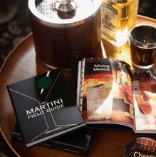 Load image into Gallery viewer, The Martini Field Guide Leather Bound Book
