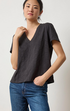 Load image into Gallery viewer, Boyfriend V-Neck Tee in Black
